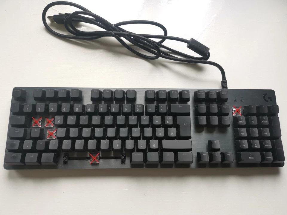 Logitech G512 G513 CARBON Tastenkappen Keycaps für mechanische Keyboard Tastatur - Bild 1 von 1