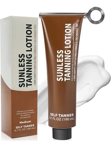 Self Tanner – Long Lasting Sunless Tanning Lotion, Natural Fake Tan for Bronzer - Picture 1 of 6