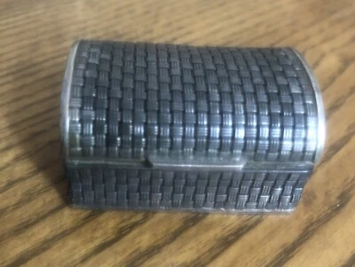 Caja de pastillas de plata de ley CARTIER FIRMADA CARTIER ITALIA 925 Foto 1 de 4