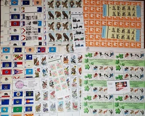 Lote mixto de estampillas de Estados Unidos como nuevas nunca montadas aprox. Animales, banderas de $75 - Imagen 1 de 4