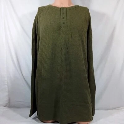 Men's Alpine Design Mountain Henley Shirt-Deep Clover-2XL-NWT-Free Shipping! - Image 1 of 4