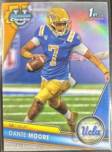 2023 Bowman Chrome University Dante Moore Refractor Silver #133