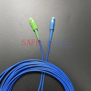 ONE 3M Armored Cable SC/UPC-SC/APC Single-Mode Simplex Fiber Optic Patch Cord - Picture 1 of 1