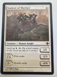MTG Magic The Gathering Student of Warfare Rise of the Eldrazi NM w/ Sleeve - Picture 1 of 2