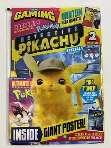110% gaming presents Pokémon detective Pikachu magazine - Bonus Giant Poster - Picture 1 of 6