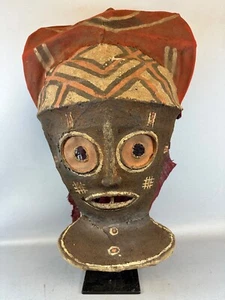 240154 - Rare African Mungenda helmet dance Chokwe mask - Angola. - Picture 1 of 9