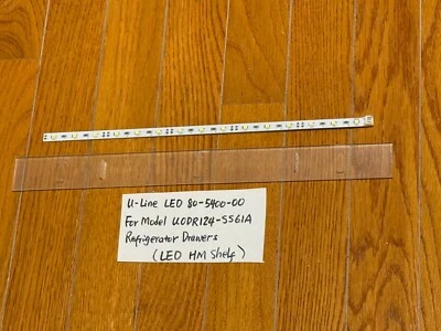 LED 80-5400-00 con cubierta para cajones refrigerador U-Line UODR124-SS61A estante HM Foto 1 de 3