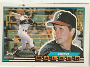 FREE SHIPPING-MINT-1989 Topps Big #4 Greg Walker Chicago White Sox +BONUS CARDS