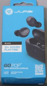 JLAB Go Air Pop wireless ear buds in black - Picture 1 of 3