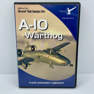 Rare: A-10 Warthog - Microsoft Flight Simulator 2004 Add-on - w/ manual Aerosoft - Image 1 of 4