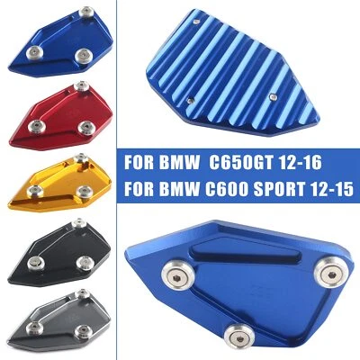 Kickstand Enlarger Side Stand Extension For BMW C650GT C650 Sport C600 Sport — 第 1/4 张图片