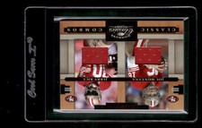 2008 Donruss Classics Classic Combos  #10 Joe Montana Jerry Rice Jersey /250