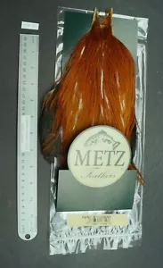 Metz #3 marrone variante collo di gallo mosca secco collo di gallo mosca legatura mantello lotto 413 - Foto 1 di 11