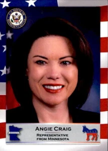 2020 United States Congress #314 Angie Craig West Helena Arkansas Minnesota Card - Picture 1 of 2