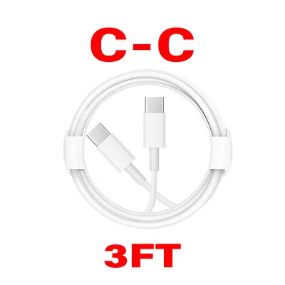 Wholesale USB C to C Fast Charging Cable 60W for iPhone 15/16/Pro/Max & iPad Pro - Image 1 of 4