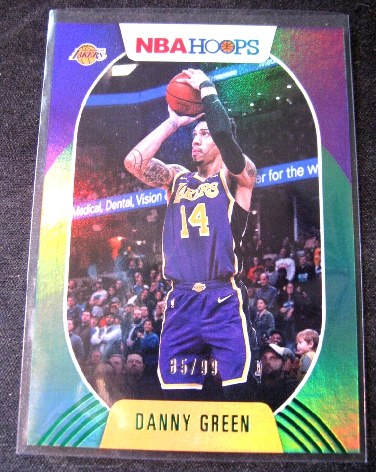 DANNY GREEN 2020-21 Panini NBA Hoops GREEN #4 Los Angeles Lakers MINT 85/99 - Image 1 of 3