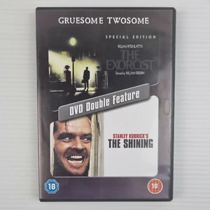 The Exorcist The Shining Gruesome Twosome DVD Double 2 Discs Region 2 - Picture 1 of 4