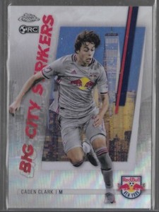 2021 Topps Chrome MLS Caden Clark Big City Strikers Rookie Card #BCS-19