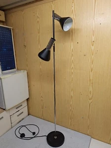 Vintage Stehlampe Chrom schwarz leuchte 60er 70er Hustadt - Bild 1 von 16