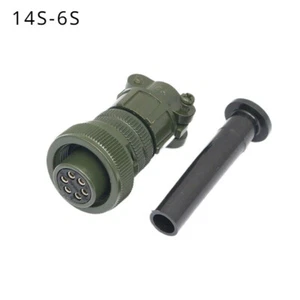 1psc for MS5015 MS3106A-14S-6S MS3102A-14S-6P Aviation Plug Servo Connector 6P - Picture 1 of 4