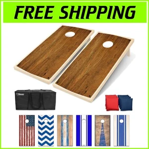 4x2 ft Durable Cornhole Game with Portable Carry Case & Weather-Resistant Bags - Picture 1 of 8