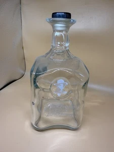 Vintage Jack Daniels 125th Anniversary Decanter Empty Glass Bottle Collectible B - Picture 1 of 5