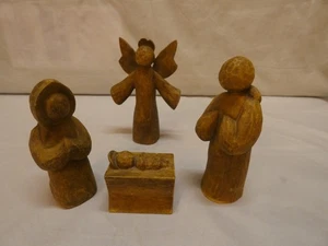 wooden nativity set - Picture 1 of 8