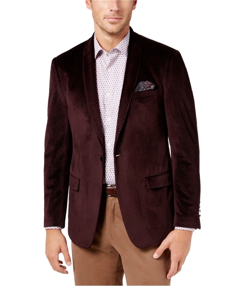 Chaqueta Blazer Tallia Para Hombre Ajustada, Roja, 38 Regular Foto 1 de 1