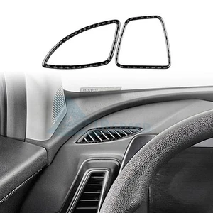 Black Carbon Fiber Dashboard Air Vent Frame Sticker For Kia Sportage 2022-2025 - Imagen 1 de 10