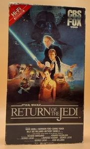 Return of the Jedi VHS 1983, 1986 CBS FOX Tan Gate **Buy 2 Get 1 Free** - Picture 1 of 7