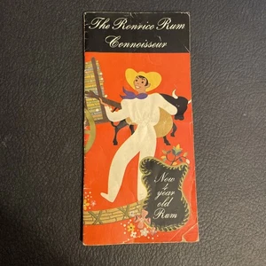 Vintage 1950 San Juan PR Ronrico Rum Cocktail Recipes Advertising Booklet - Picture 1 of 14