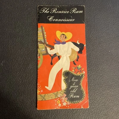 Vintage 1950 San Juan PR Ronrico Rum Cocktail Recipes Advertising Booklet - Image 1 of 4