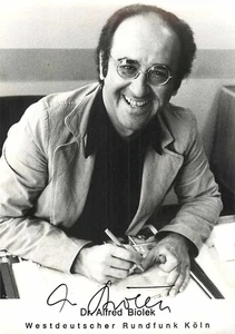 Dr Alfred Biolek Autogrammkarte Westdeutscher Rundfunk Köln WDR - Bild 1 von 2