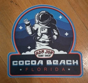 Ron Jon Surf Shop Astronaut Space Cocoa Beach, Florida Sticker/Decal - Picture 1 of 2
