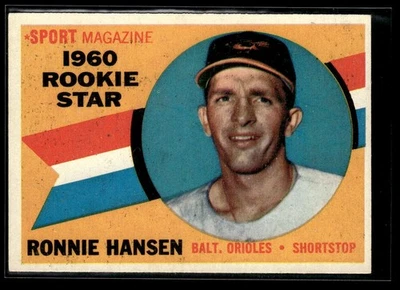 1960 Topps Ronnie Hansen EX/MT Set Break #127 - Image 1 of 2
