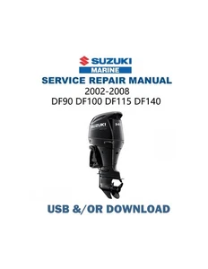 Suzuki DF140 Manual de Servicio | 2002-2008 | 4 Tiempos | CD - Imagen 1 de 13
