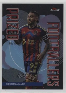 2024 Topps Finest MLS Preciados Futbolistas Negro Refractor/10 Cristian Arango - Imagen 1 de 3