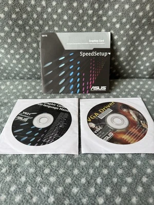CD Bundle ASUS SpeedSetup Graphics Card User Guide Q5172 + Language + VGA Disc - Image 1 of 4