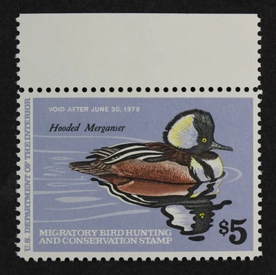 CKStamps: US Federal Duck Stamps Collection Scott#RW45 $5 Mint NH OG - Image 1 of 2