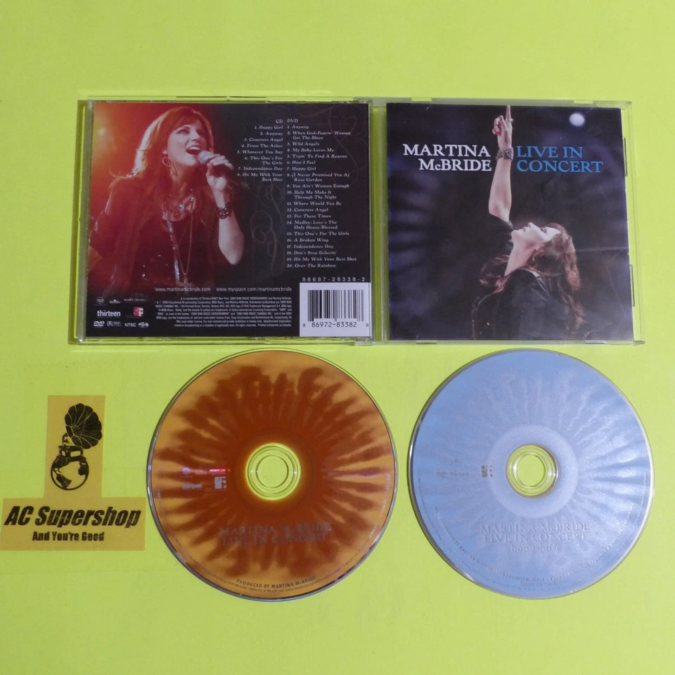 Martina McBride live in concert cd dvd -- CD Compact Disc - Image 1 of 1