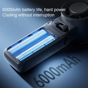Handheld Turbo Fan with 199 Speeds and Strong Battery Life for All Day Use - Photo 1/6
