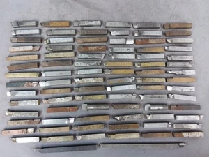 LOT 80X - 3/8" Carbide Brazed Lathe Tool Bit Mixed Carboloy SPI Others - Picture 1 of 11