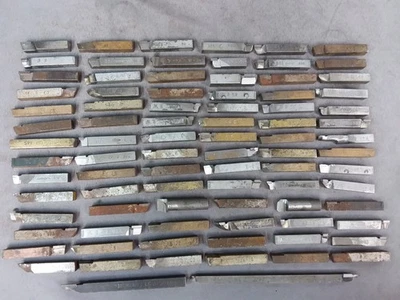 LOT 80X - 3/8" Carbide Brazed Lathe Tool Bit Mixed Carboloy SPI Others - Image 1 of 4