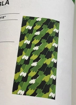 Ткань IKEA ANGSFIBBLA предварительно нарезанная абстрактная многоцветная зеленая для штор 59x118"" - Изображение 1 из 4