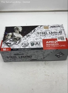 ASRock AMD Radeon RX 7900 GRE 16 GB Steel Legend OC Edition Graphics Card - Picture 1 of 6