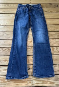 Ariat Real Denim Girl’s Bootcut jeans Size 14 Blue F7 - Picture 1 of 8