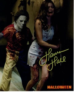 Foto firmada por Hanna Halle de 8x10 de Halloween Judith Myers con certificado de autenticidad holograma - Imagen 1 de 2