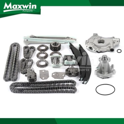 Kit de cadena de distribución bomba de agua de aceite apta para Lincoln Navigator 1999-2001 5,4 L 21 mm entrada Foto 1 de 4