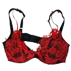 Agent Provocateur Underwire Lace Bra 36D Red Black Sexy Lingerie 10PCS Available