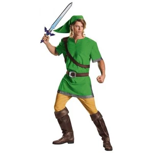 LICENSED WORLD OF NINTENDO THE LEGEND OF ZELDA LINK ADULT COSTUME SIZE X-LARGE - Picture 1 of 1